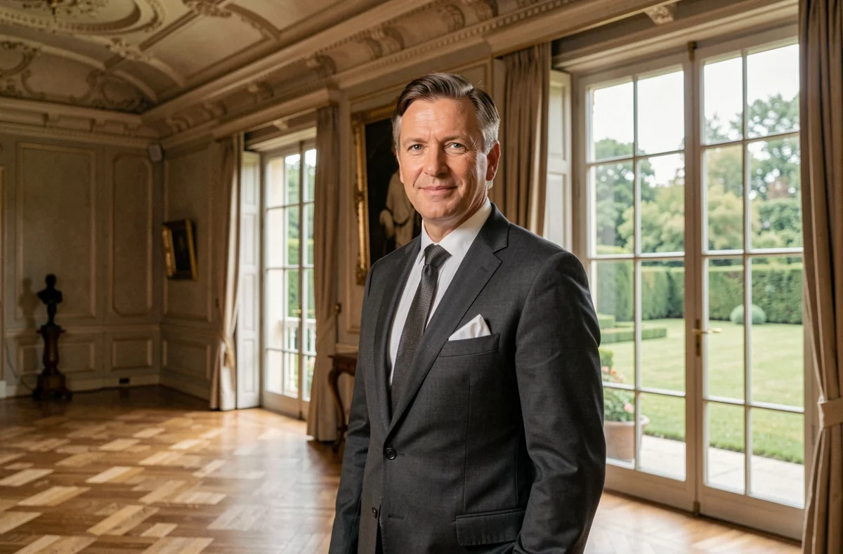 Agent Bordeaux Sotheby's International Realty dans une propriété de prestige aux moulures ornées
